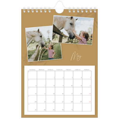 A5 Foto Kalender — Nede på jorden [kalender forside]