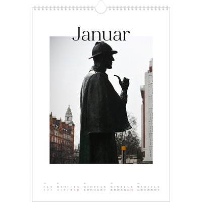 Årskalender A3 — Min rejseskildring [Januar]