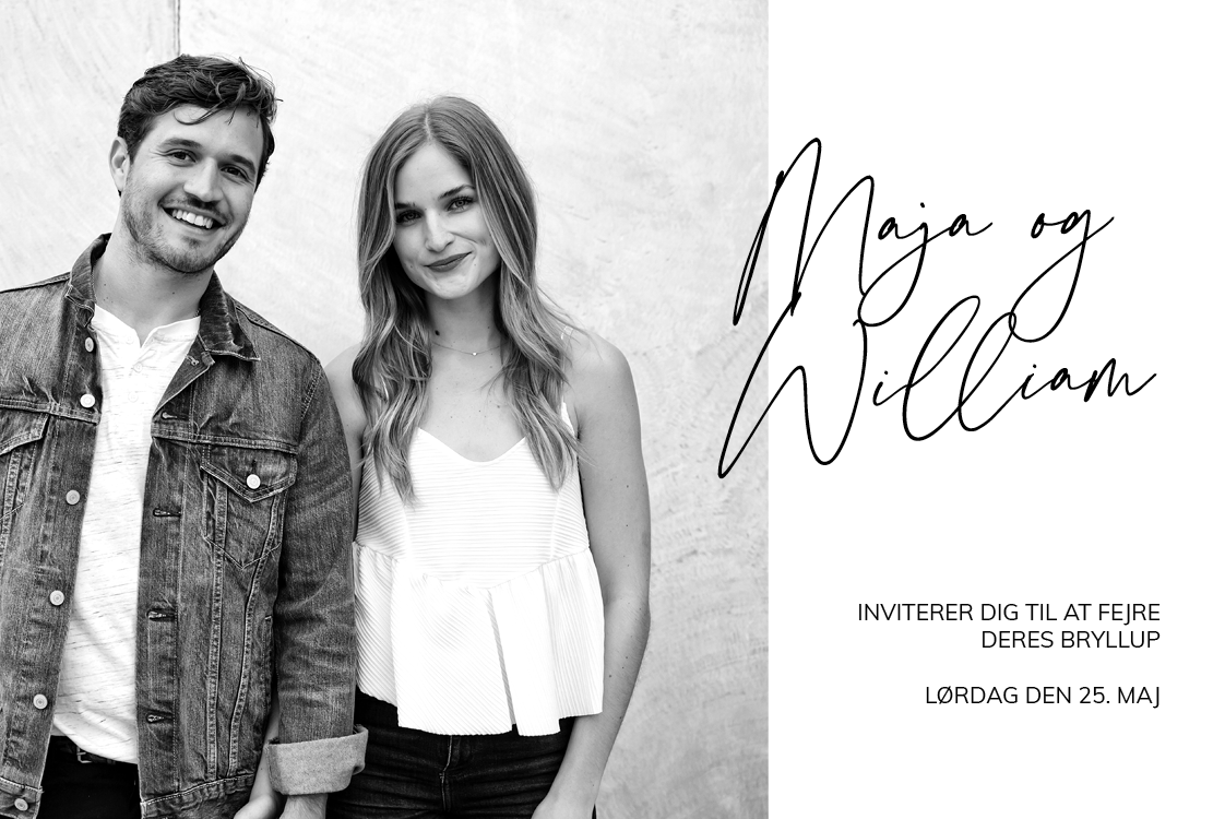 Invitationer — Afslappet som os