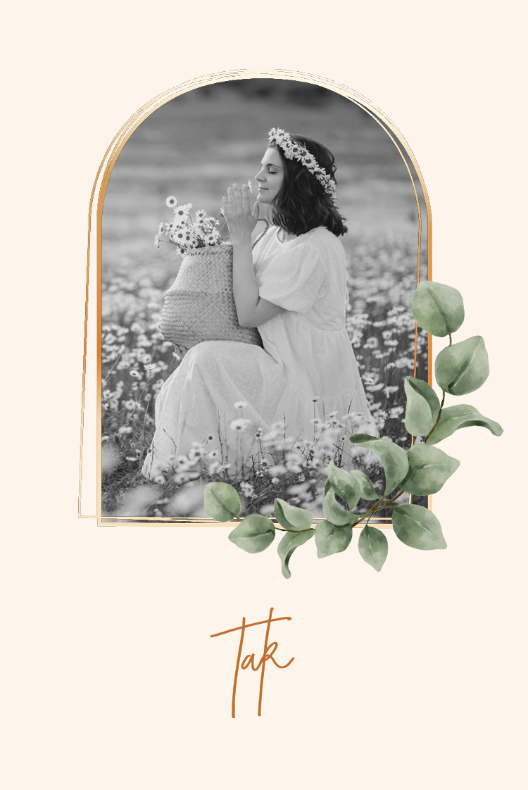 Takkekort — Botanisk guldbue