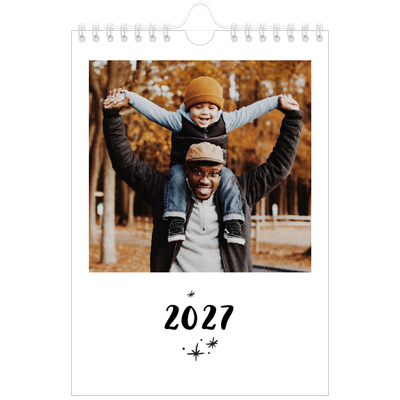 A5 Foto Kalender — Håndskrevet [kalender forside]