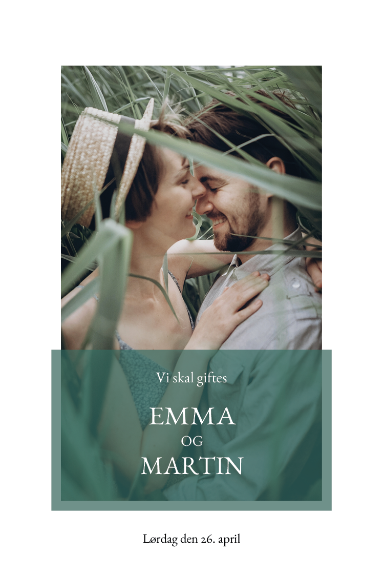 Invitationer — Simpel grøn