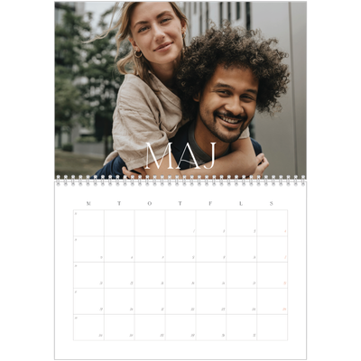 Fotokalender A4 dobbelt (30 x 40 cm) — Store billeder [kalender forside]