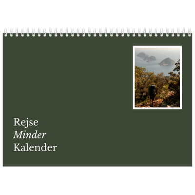Fotokalender A4 dobbelt (30 x 40 cm) — Redaktionel Jord [kalender forside]