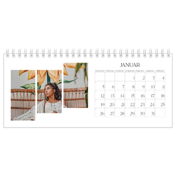 Bordkalender med foto — Rejsemosaikker