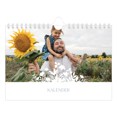 A5 Foto Kalender — Blomstmotiv [kalender forside]