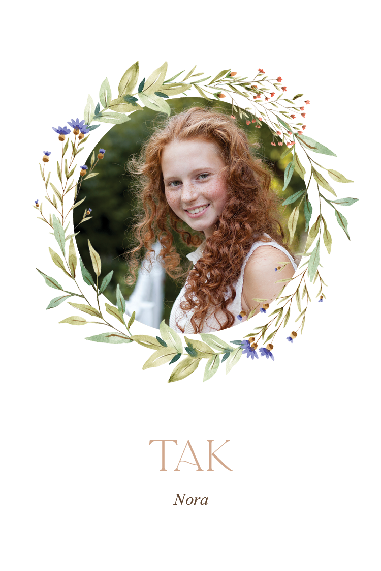 Takkekort — Delikate vilde blomster