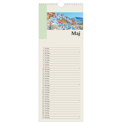 Køkkenkalender  — Verdens seværdigheder [Maj]