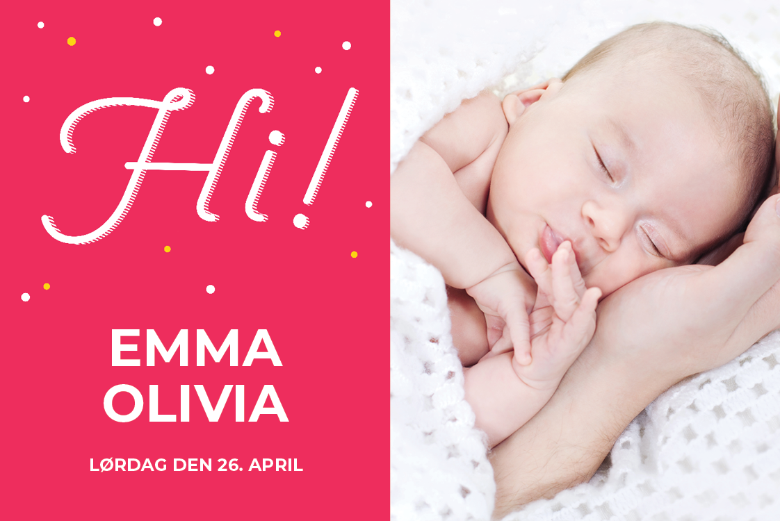 Invitationer — Lys lyserød boks