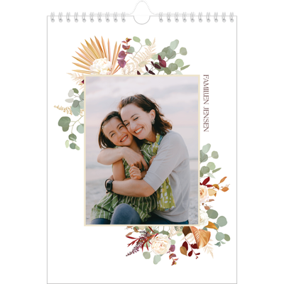 Fotokalender A4 (20 x 30 cm) — Bohemsk stil [kalender forside]