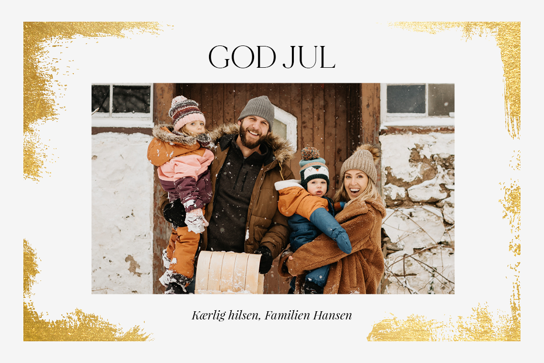 Kort — Sne og guld