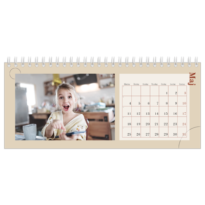 Bordkalendere — Asymmetrisk tekst [kalender forside]