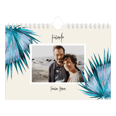 A5 Foto Kalender — Malte blomster [kalender forside]