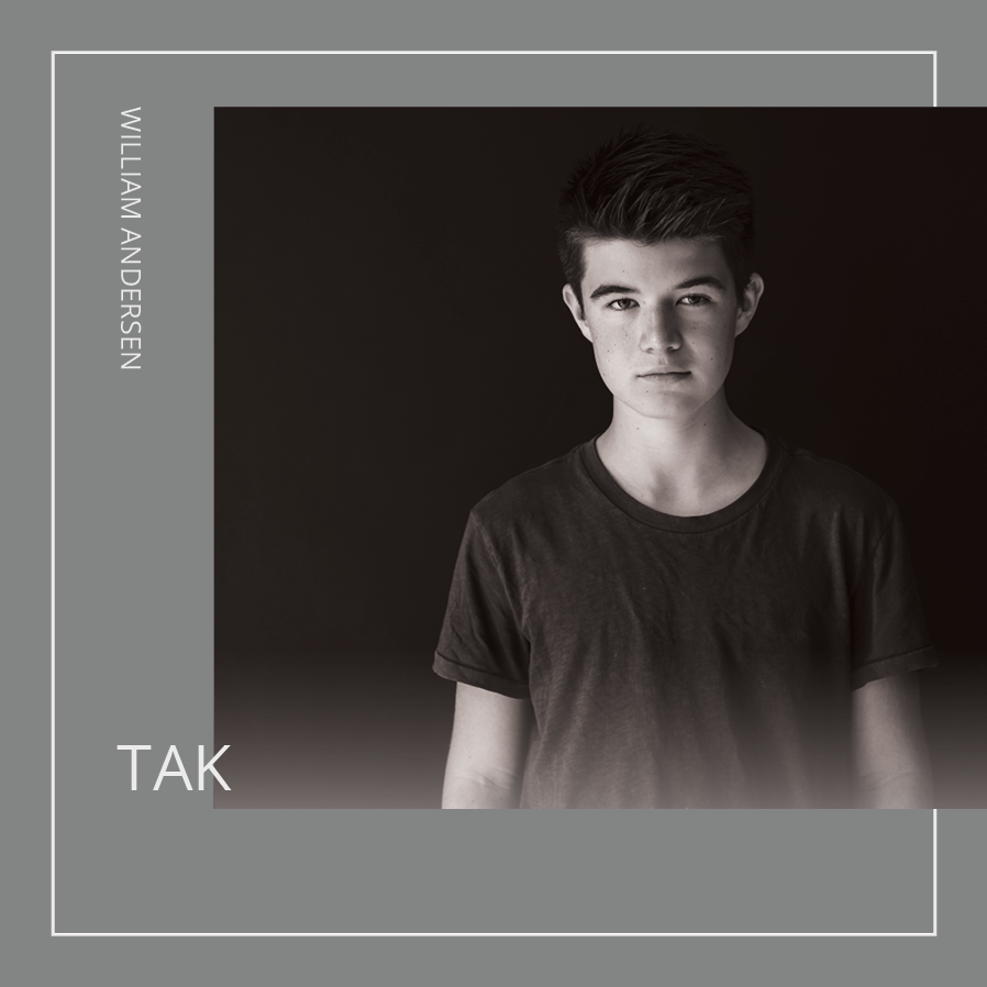 Takkekort — Stilren grå