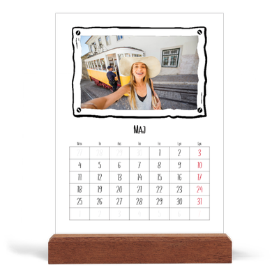 Staffeli kalender - stående  — Albums øjeblik [kalender forside]