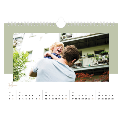 Fotokalender A4 — Jordiske rammer [Februar]