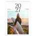 Årskalender A3 — Surfing i solnedgangen [kalender forside]