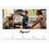 A3 Foto Kalender — Håndskrevet [April]
