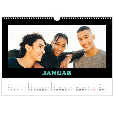 A5 Foto Kalender — Sjov type [Februar]