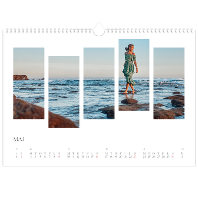 A3 Foto Kalender — Rejsemosaikker [Maj]