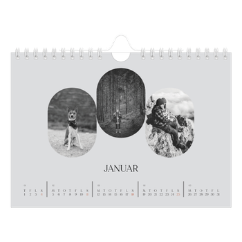 A5 Landskab Fotokalender — Den åbne vej