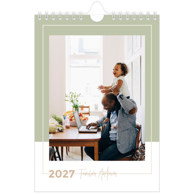 A5 Foto Kalender — Jordiske rammer [kalender forside]