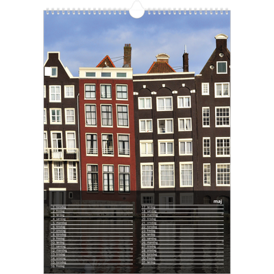 Årskalender A3 — Transparent kalender [kalender forside]