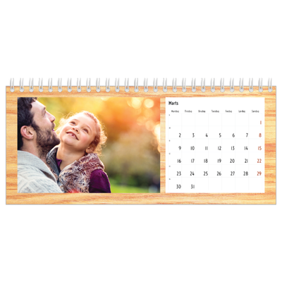 Bordkalendere — Paneler i træ [Marts]