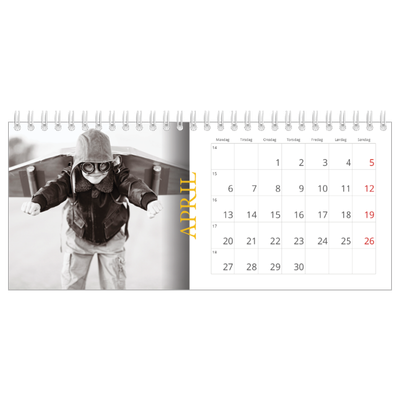 Bordkalendere — Heritage-stil [April]