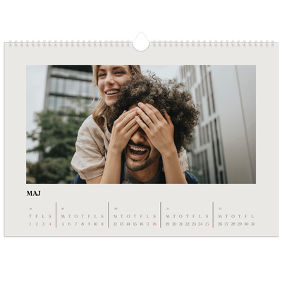 A3 Foto Kalender — Simpelt og moderne [kalender forside]