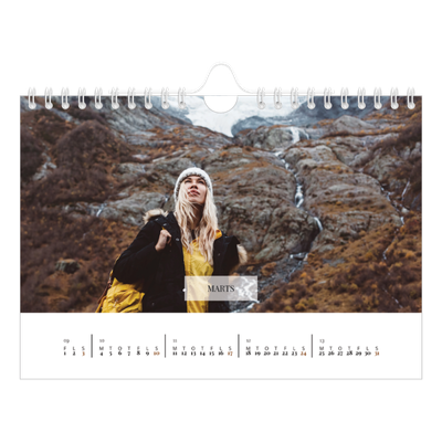 A5 Foto Kalender — Klassisk kalender [Marts]