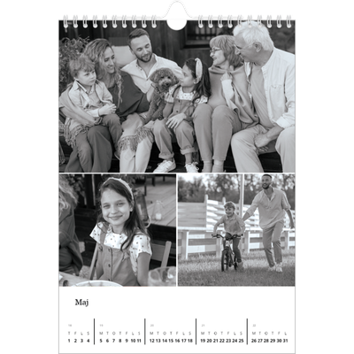 A5 Foto Kalender — Billeder i fokus [kalender forside]