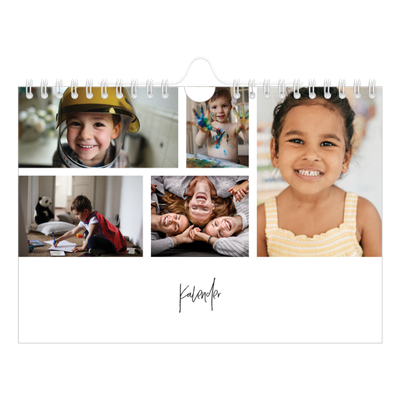 A5 Foto Kalender — Billedcollage [kalender forside]