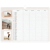 A3 Foto Kalender — Naturlig familiekalender - Familie på 4 [kalender forside]