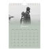 A5 Foto Kalender — Grønn gradering [Januar]