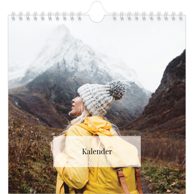 Årskalender kvadratisk — Klassisk kalender [kalender forside]