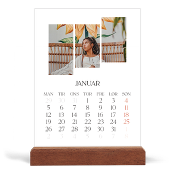 Staffeli kalender - stående — Rejsemosaikker