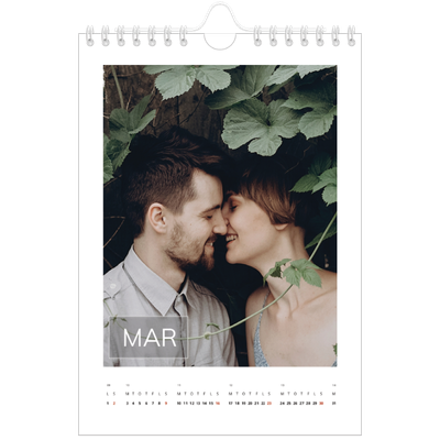 A5 Foto Kalender — Stor dato [Marts]