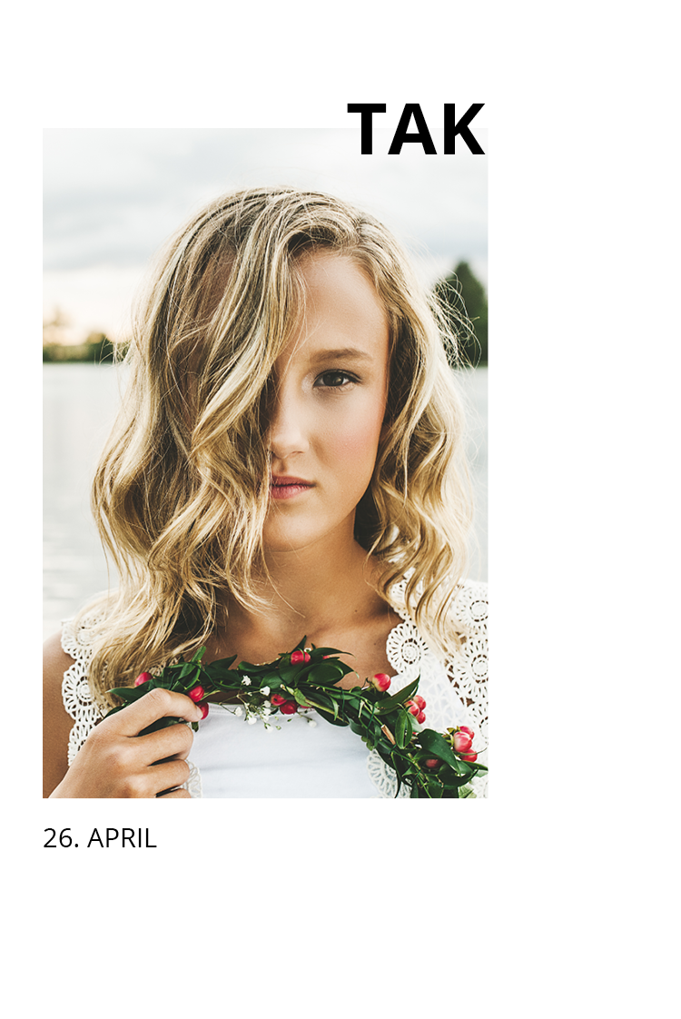 Takkekort — Moderne konfirmation