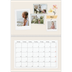 Fotokalender A4 dobbelt (30 x 40 cm) — Vintage scrapbooking [kalender forside]
