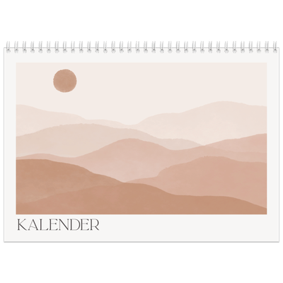 Fotokalender A4 dobbelt (30 x 40 cm) — Velvære citater [kalender forside]