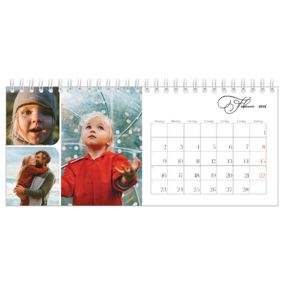 Bordkalendere — Øjebliksbilleder og skrift [Februar]