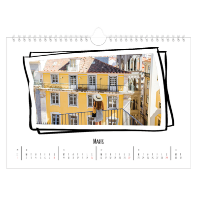 Fotokalender A4 — Albums øjeblik [Marts]