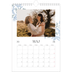 Fotokalender A4 (20 x 30 cm) — Elegant blomstret [kalender forside]