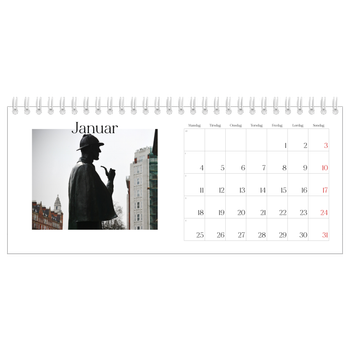 Bordkalender med foto — Min rejseskildring