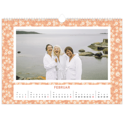 Fotokalender A4 — Fuld blomstring [April]