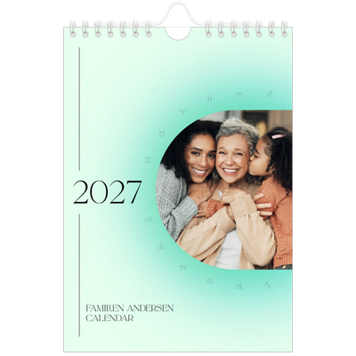 A5 Foto Kalender — Astrologi gradient [kalender forside]