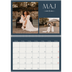 Fotokalender A4 dobbelt (30 x 40 cm) — Skifer & seriffer [Maj]