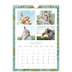 A5 Foto Kalender — Blomstret tapet [Marts]