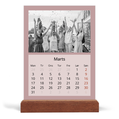 Staffeli kalender - stående  — Neo Scandi [Marts]